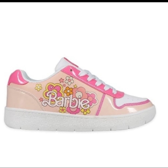 Women's Barbie by Mattel Pink Casual Court Sneaker NWT size 11 - Picture 1 of 10